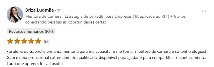 Depoimento de Briza Ludmila